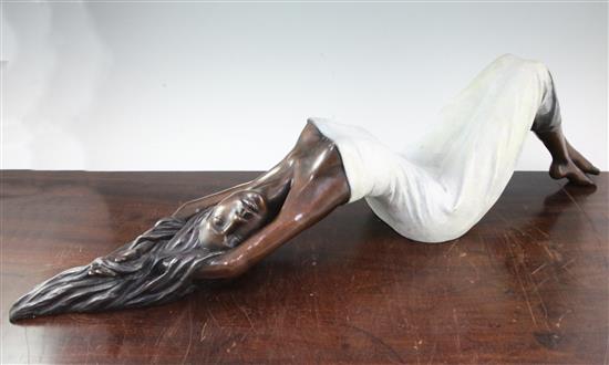 § Jonathan Wylder (1957-) bronze, In Dreams, 36in.